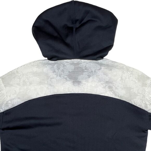 New Twisty Parallel Universe Unisex Women Pullover Navy White Hoodie US Small - Picture 8 of 11